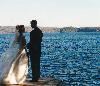 Entire Facility, Kingsley Pines, Raymond — A wedding couple over looking Panther Lake.