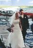 Entire Facility, Kingsley Pines, Raymond — A very happy bride and groom arrive by sea plane on one of our many docks.