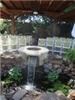 Stone Creek Terrace, Frisco — Water feature and chairs for ceremony