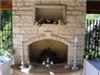 Stone Creek Terrace, Frisco — Fireplace on patio