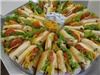 Bailey's Executive Catering, Memphis — Sub Sandwich Tray.  Our Subs are topped with lettuce, tomatoes, Italian dressing, a dash of seasoning and mild banana peppers.