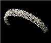 Fairytale Bridal Tiara, Miami — Pearls and rhinestones cluster throughout this floral headband, making it the perfect finishing touch to your bridal hairstyle