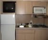 Shephard's Beach Resort, Clearwater Beach — Poolside Suite kitchen area.