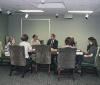 Board Room, Huntsville Museum of Art, Huntsville — This room can be used alone for a single event such as a meeting or presentation or as an extension of the Great Hall.
A spacious and fully-equipped warming kitchen adjoins the Board Room.