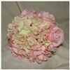 WeddingBouquets - Spokane, Spokane — This silk attendant's bouquet is designed with: natural touch open roses, natural touch hydrangea, beads, and ribbon.