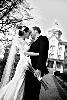 Matthew Whitlock Photography, South Bend — Bridal portrait in front of the Golden Dome, Notre Dame, IN