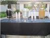Simply DelecTable Catering - Duncan, Duncan — Drink table at an outdoor wedding.