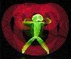 NW Corporate Comedy, Los Angeles — Neonman.  The coolest optical illusion that actually isn't an illusion.