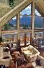 Dining Room, A Bear & Bison Canadian Country Inn, Canmore — Meet in casual elegance.
Total privacy becasue we rent the entire Inn to you for your conference / wedding.