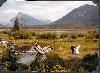 Wedding Area, A Bear & Bison Canadian Country Inn, Canmore — Vermillion Lakes