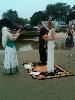 Reverend Irene Windhorse - Hot Springs, Hot Springs — Jackie and Nate's wedding on Long Island Sound in Conneticut was filled with significance and participation by Mother Nature!