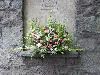 Flowers by Mary Beth Bartel, Portland — Altar arrangement in white, pink and light green