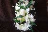 Baskets-n-Things Wedding Services, Denver — Bridal Bouquet with cream tiger lilies and black calla lilies