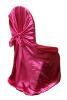 Joie De' Linen Rentals, Pearland — Satin Selftie Chaircovers: Rents for 2.00 - 2.50ea
Colors: Black,White,Ivory, Apple Green, Fuschisa, Chocolate Brown, Silver, Royal Blue, Mauve