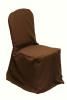 Joie De' Linen Rentals, Pearland — Banquet Polyester Style Chair covering: Rents for 1.75ea
Colors: Chocolate; Black, White Only!