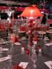 An Event To Remember, Columbus — 30" tall lamp with LED light that lights up the shade/color of your choice and light shines down on fruit, flowers etc. Your guests will love the atmosphere these beautiful lamps create!