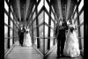 Eyeni Photography, Aurora — Father + Bride | Black + White | Museum | Wedding