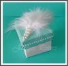 Jaclyn Peters Designs, Boca Raton — Amazing In Aqua With Feathers And Pearls