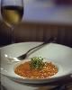 Jack Room, '21' Club, New York — Vegetarian Carrot Risotto with candied ginger and toasted coconut shavings