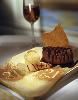 Club Room, '21' Club, New York — Flourless chocolate cake with vanilla ice cream