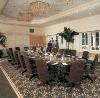 Palm Beach Boardroom, Disney's Grand Floridian Resort & Spa, Orlando — From executive retreats to board of director meetings, the Palm Beach Boardroom combines classic Victorian décor with modern-day amenities. This one-of-a-kind setting provides 15 high-back leather chairs around an opulent marble table.