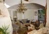 Casa De Luna Room, El Rocio Retreat, Mission — Sunken living room overlooking the 18 acres of backyard.