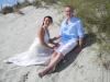 Simple Wedding Day, Myrtle Beach — A midday ceremony at the beautiful Sunset Beach, NC area near the pier.