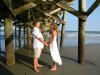 Simple Wedding Day, Myrtle Beach — An intimate ceremony at Springmaid Beach and Resort under the pier.