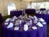 An Event to Cater - Hartford, Hartford — Wedding in a tent - Ledyard, CT.  Our china, linen, flatware & glassware.