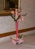 Anita La Huerfanita, Beaver Dam — 16" long glass vase hand painted in any color or comes in clear and white- this one is done in pink - under $15.00
 original by Anita