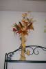 Anita La Huerfanita, Beaver Dam — clolors of autumn 16" vase about 22-24" tall with flowers vase is handpainted-$21.00 original design of anita