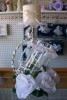 Anita La Huerfanita, Beaver Dam — table centerpiece any occasion you choose the colors- glass container can be filled with kisses candies, mints or any candy or flowers- $23.00  Anita original design