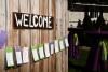The Entertainer, Gardnerville — Escort card, welcome sign