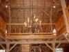 Rosaleda Farm, Pottstown — View from the dance floor / dining area up to the loft.