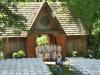 Carriage House, Woodburn Historic House - Pendleton Historic Foundation, Pendleton — Wedding set-up at Carriage house...seating for 400 guests