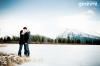 Photography by Ginevre, Canmore — Engagement session in Banff.