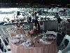Motor Yacht Eastern Star, Eastern Star Cruises, New York — Set Up with Peonies for an Event