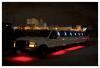 Jetz Limousine, Springfield — 20 passenger Ford Excursion limousine with red running lights.