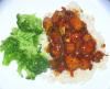 Taste Of A Dream, LLC, Brooklyn — General Taso's Chicken made with white meat, white or brown rice and broccoli.