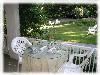 Inn at Tanglewood Hall, York Harbor — Dining on Our Verandah