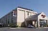 Hampton Inn Boston/Braintree, Braintree — Hampton Inn-Boston/Braintree is located 10 miles south of downtown Boston and Logan International Airport. We are 1 mile from South Shore Plaza, 4 miles from Quincy Adams' Homestead, 7 miles from the JFK Memorial Museum, 12 miles from Fenway Park, and across the street from F-1 Boston. Within 1 mile you can dine at Joe's American Bar & Grill, Legal Seafood, 99 Restaurant or Pizzaria Uno. We feature 103 well appointed guest rooms, indoor pool and whirlpool, exercise room, business center, guest laundry facility, express checkout, and 2 meeting rooms. Each guest room is equipped with dataport, on demand pay-per-view and Nintendo, iron/ironing board, coffeemaker, hairdryer, and TV with cable. Amenities include a complimentary hot breakfast buffet, free local and toll free phone calls, free wireless internet and complimentary shuttle service within a 3 mile radius of hotel. Gold's Gym, valet service, and rollaway beds are available for a nominal fee. Pets are also allowed for a fee.