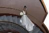Berry's Wedding Photography, Decatur — Bride on spiral staircase at The Carter Center (Atlanta Wedding) (Carter Center Wedding) (The Carter Center) (Carter Center Atlanta Wedding) (Carter Center Atlanta)