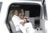Berry's Wedding Photography, Decatur — Bride and Groom in Limo (McDonough Wedding) (Wedding McDonough GA)