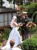 The Columbian Inn, The Columbian Inn, Columbia — wedding ceremony in the gardens