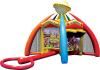 MOONWALKS & ENTERTAINABLES Ft. Bend County, TX Moonwalk Rentals, Sugar Land — 6in1 Junior Sports games. This unit features 2 basketball hoops, baseball, football, darts, frisbee and soccer!