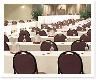 Ballroom, Sheraton Harborside Portsmouth Hotel, Portsmouth — The Ballroom set classroom style for 150 meeting attendees.