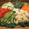 Red Hot & Blue - Cherry Hill, Cherry Hill — Red Hot and Blue Vegetable Tray - Fresh, crisp broccoli, carrots, celery, cucumber, tomatoes, and cauliflower. Served bite-size with Ranch dressing for dipping. Full platters serve 40-50, Half platters serve 20-25, Mini platters serve 10-15.