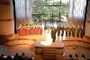 Berry's Wedding Photography, Athens — Balcony Shot of Ceremony at The Carter Center (Atlanta Wedding) (Carter Center Wedding Atlanta) (Atlanta Carter Center)