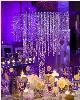 Enchanted Vizions, Houston — Chandelier Vase Centerpiece. Inside trumphet vase can be customized with rocks, flowers, water pearls, submersible lights. etc