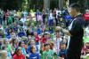 Magician Jeff Evans, Olympia — Jeff Evans performs magic in the park in Lacey for a company picnic